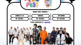 Line Up NDX AKA, Gildcoutic, Guyon Waton, Play In Sunday Band, StoryArt, ADT D’KOPLO, dan Koplo Panturas telah diumumkan. 