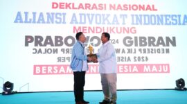 Acara deklarasi Dukung Prabowo - Gibran dari Aliansi Advokat Indonesia.  (Dok. TKN Prabowo Gibran) 