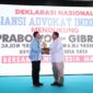 Acara deklarasi Dukung Prabowo - Gibran dari Aliansi Advokat Indonesia.  (Dok. TKN Prabowo Gibran) 