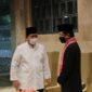 Imam Besar Masjid Istiqlal, Nasaruddin Umar memberikan ucapan selamat kepada Prabowo Subianto dan Gibran Rakabuming Raka. (Dok. TIm Media Prabowo)